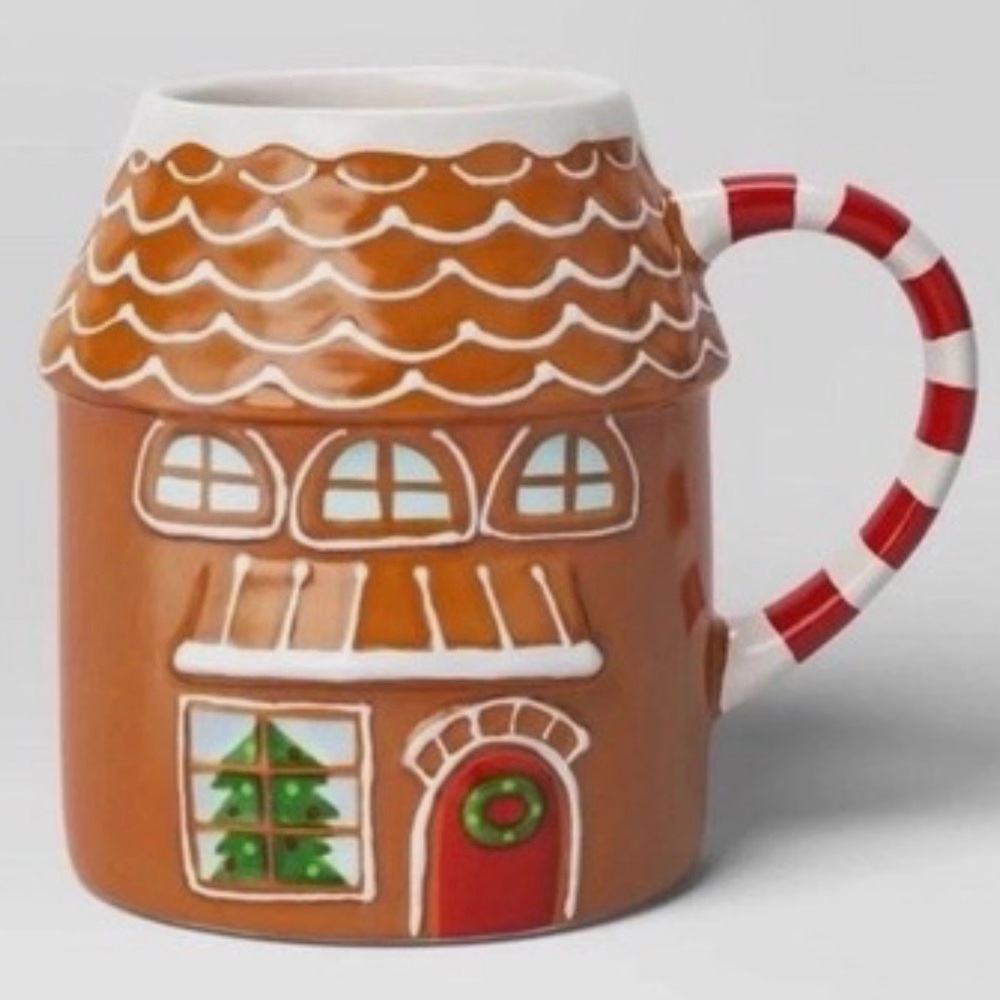 Target Wondershop Christmas Earthenware Figural House Mug 19oz (NEW)
